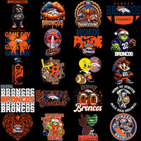 Load image into Gallery viewer, 48 Denver Broncos V2 Football Designs Bundle PNG
