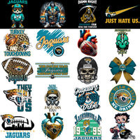 Load image into Gallery viewer, 49 Jacksonville Jaguars V2 Football Designs Bundle PNG
