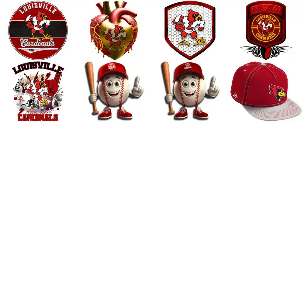 85 Louisville Cardinals Designs Bundle PNG