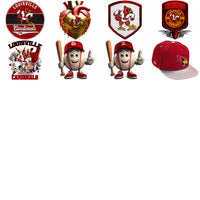 Load image into Gallery viewer, 85 Louisville Cardinals Designs Bundle PNG
