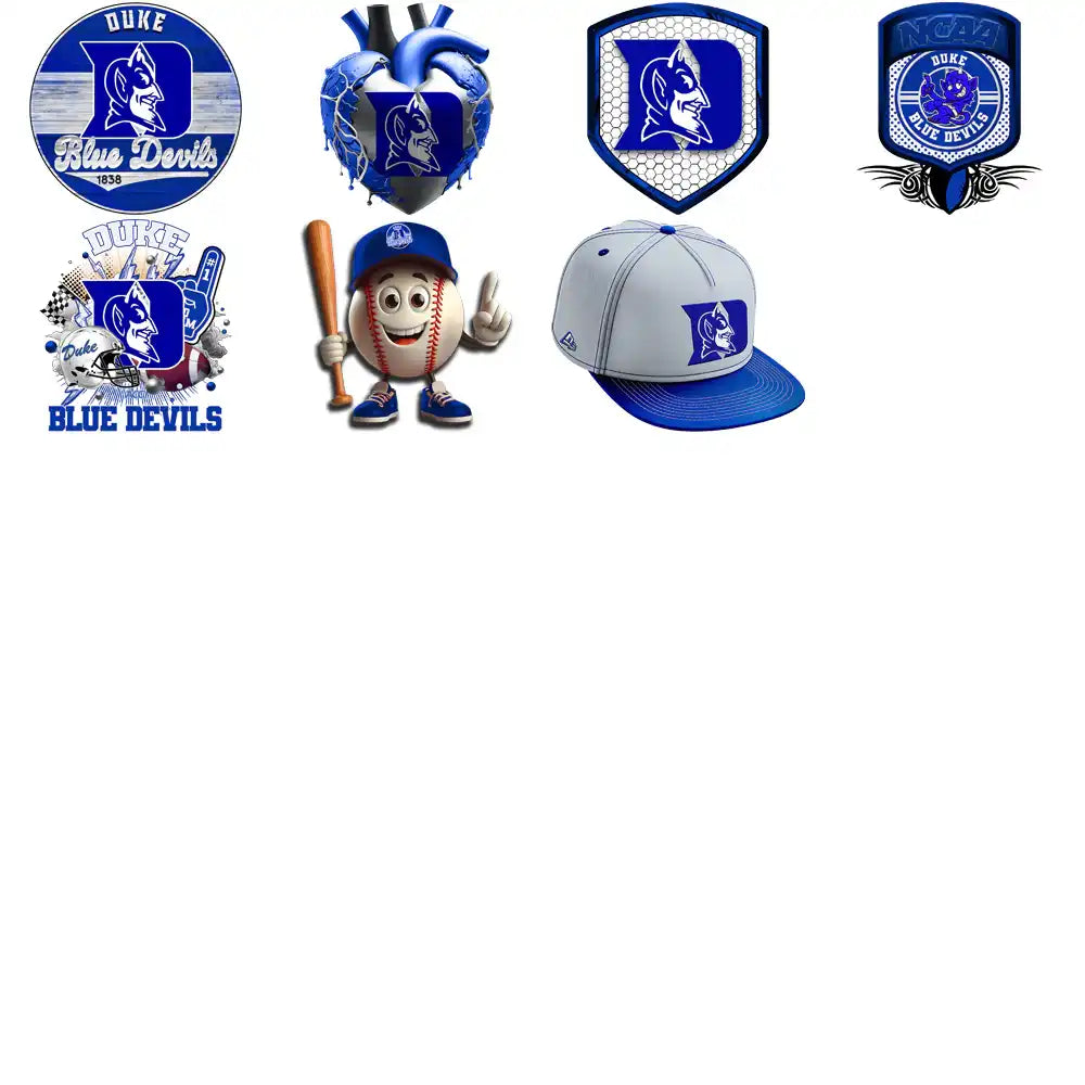 45 Duke Blue Devils Designs Bundle PNG