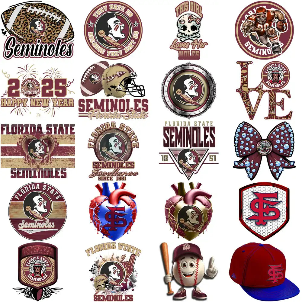 98 Florida State Seminoles Designs Bundle PNG