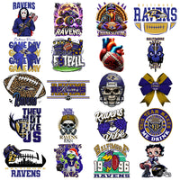 Load image into Gallery viewer, 48 Baltimore Ravens V2 Football Designs Bundle PNG
