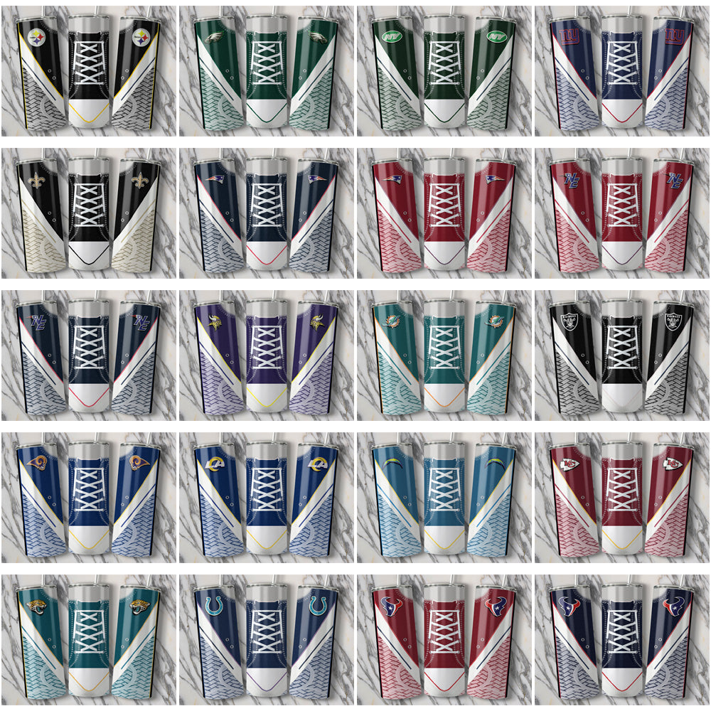 39 Football Teams Converse Embroidered Tumbler Wrap Bundle JPG