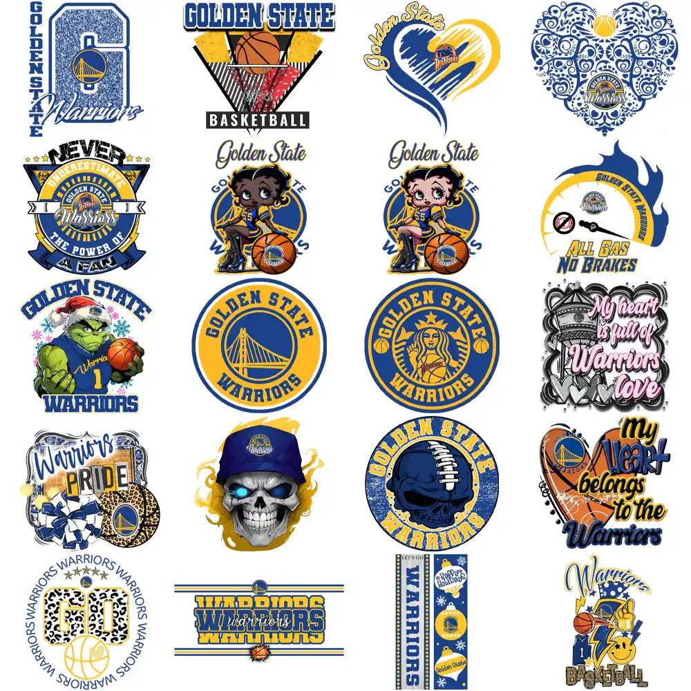 56 Golden State Warriors Basketball Designs Bundle PNG