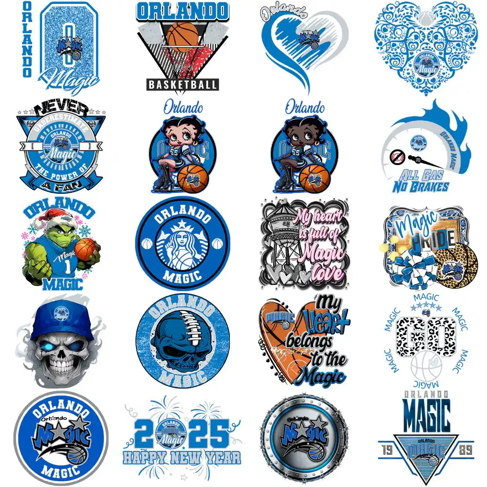47 Orlando Magic Basketball Designs Bundle PNG