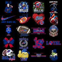 Load image into Gallery viewer, 49 Buffalo Bills V2 Football Designs Bundle PNG
