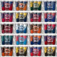 Load image into Gallery viewer, 30 Baseball Teams Dot Logo Tumbler Wrap Bundle JPG
