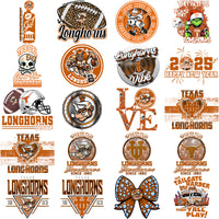 Load image into Gallery viewer, 106 Texas Longhorns Designs Bundle PNG
