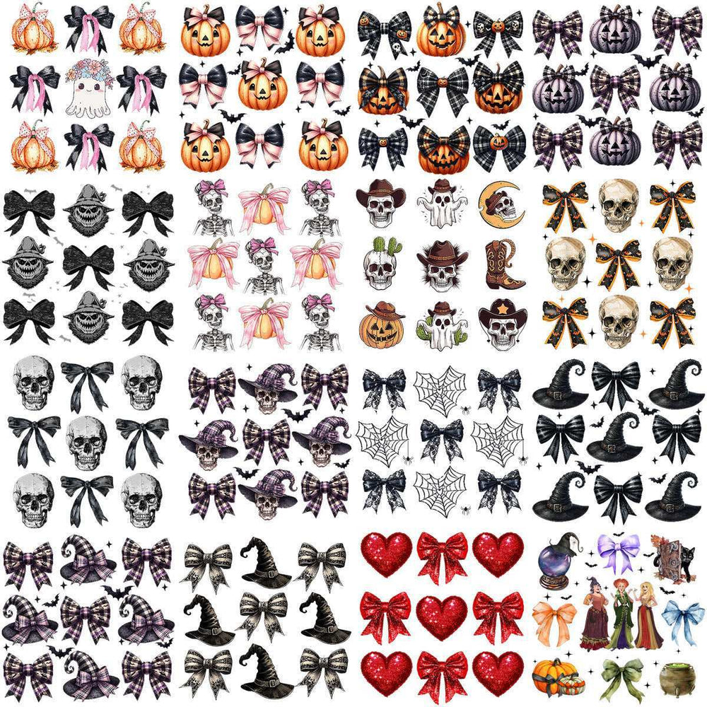 90 Events Mixed Bow Designs Bundle PNG