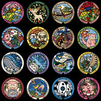 Load image into Gallery viewer, 155 Circle Pokefuta Japanese Manhole ball Poke Designs Bundle PNG

