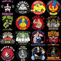 Load image into Gallery viewer, 54 GYM Fitness Popculture Designs Bundle PNG
