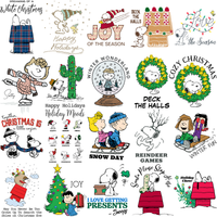 Load image into Gallery viewer, 100 Snoopy Cartoon CHRISTMAS Designs Bundle PNG
