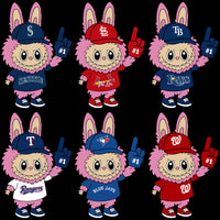 Load image into Gallery viewer, 30 Baseball Teams Logo Labubu #1 Designs Bundle PNG SVG
