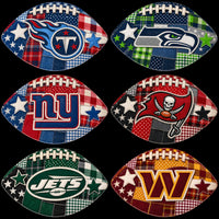 Load image into Gallery viewer, 32 Football Teams Logo Rustic Patchwork Pattern Designs Bundle PNG

