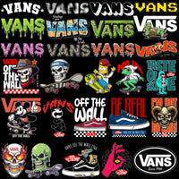 Load image into Gallery viewer, 80 VANS Skate Brand Mix Sport Designs Bundle PNG
