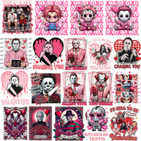 Load image into Gallery viewer, 99 Valentine Horror Slashers Mega Designs Bundle PNG
