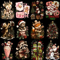 Lade Bild in die Galerieansicht, 54 Christmas Holiday Mega Halftone Designs Bundle PNG
