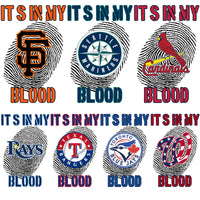 Load image into Gallery viewer, 30 Baseball Teams DNA In My Blood Designs Bundle PNG
