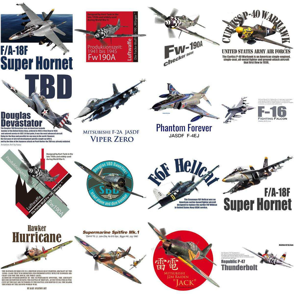 90 Aircrafts Military Airplane Designs Bundle PNG