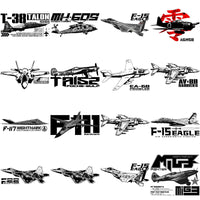 Load image into Gallery viewer, 80 Aircrafts Military Airplane Designs Bundle PNG
