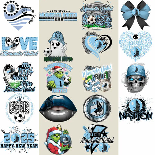 18 Minnesota United FC Soccer Designs Bundle PNG