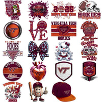 Load image into Gallery viewer, 37 Virginia Tech Hokies Designs Bundle PNG
