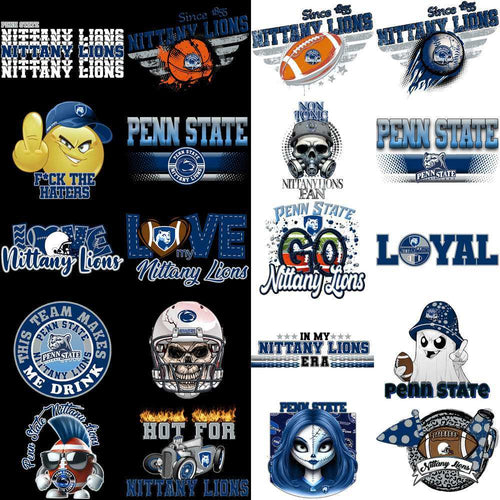 86 Penn State Nittany Lions Designs Bundle PNG