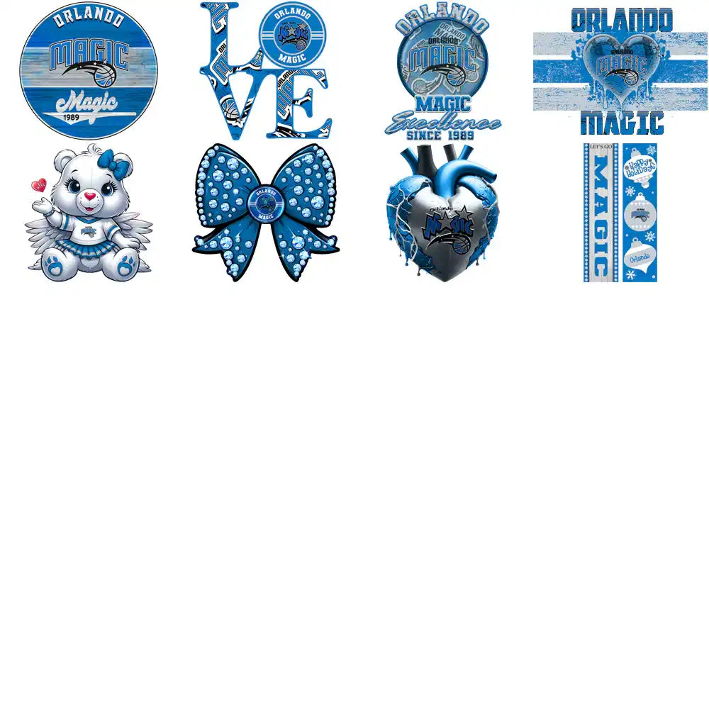 47 Orlando Magic Basketball Designs Bundle PNG