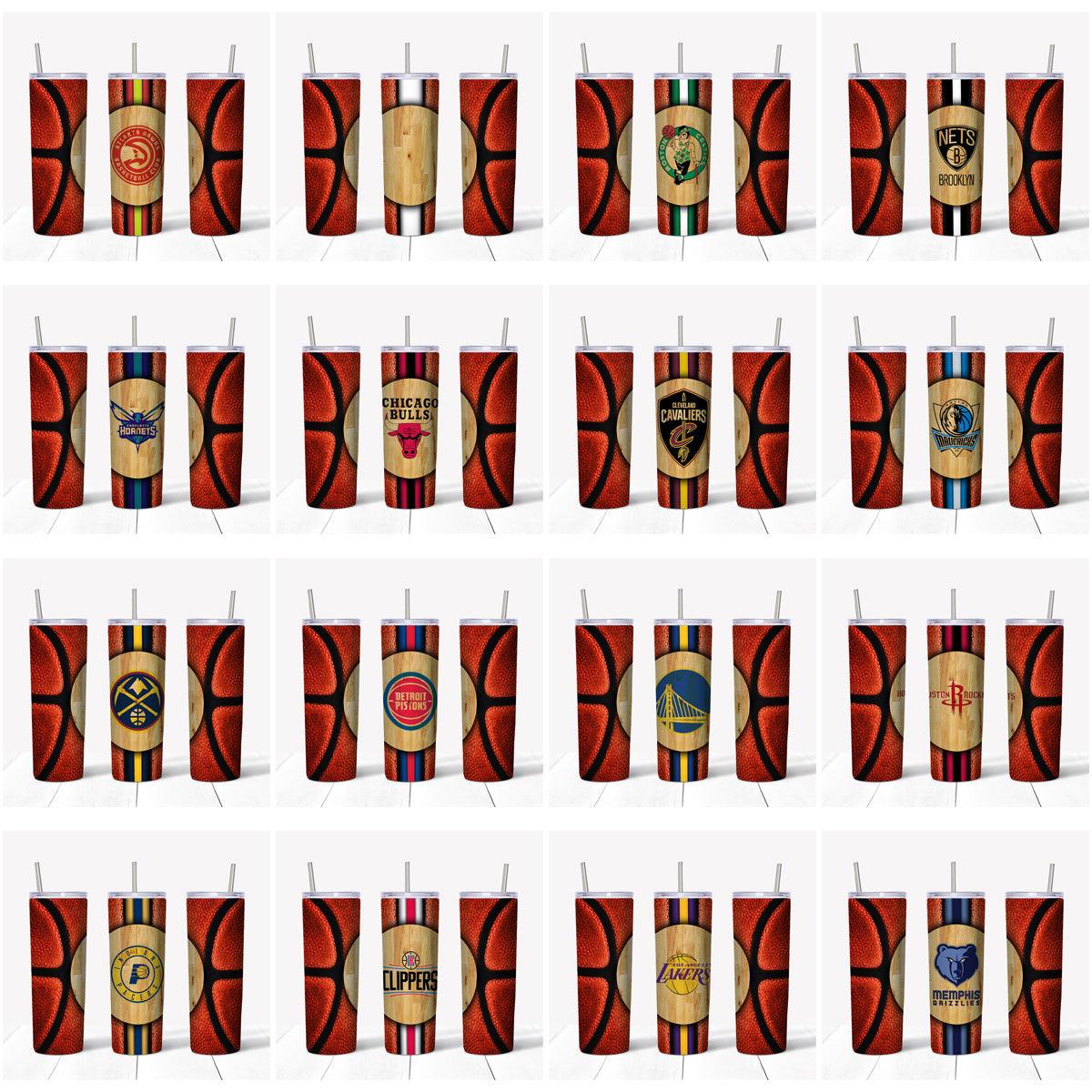 31 Basketball Teams Tumbler Wrap Designs Bundle JPG