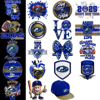 Load image into Gallery viewer, 36 Akron Zips Designs Bundle PNG
