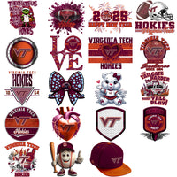 Load image into Gallery viewer, 37 Virginia Tech Hokies Designs Bundle PNG
