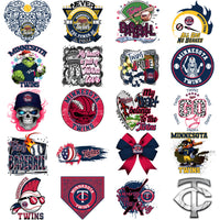 Load image into Gallery viewer, 65 Minnesota Twins Baseball Designs Bundle PNG
