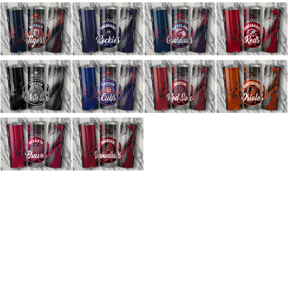 30 Baseball Teams Stanley Tumbler Wrap Bundle JPG