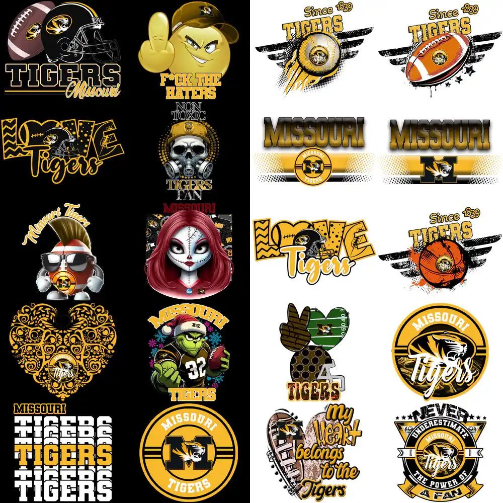 88 Missouri Tigers Designs Bundle PNG