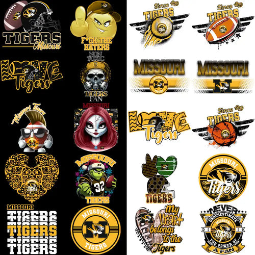 88 Missouri Tigers Designs Bundle PNG