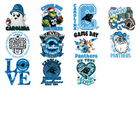 Load image into Gallery viewer, 47 Carolina Panthers V2 Football Designs Bundle PNG
