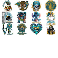 Load image into Gallery viewer, 49 Jacksonville Jaguars V2 Football Designs Bundle PNG
