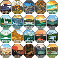 Load image into Gallery viewer, 120 USA National Parks Designs Bundle PNG
