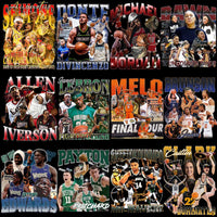 Load image into Gallery viewer, 58 Basketball Teams Players Bootleg Homage Designs Bundle PNG
