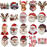 Load image into Gallery viewer, 120 Cartoons CHRISTMAS Yarn Style Designs Bundle PNG
