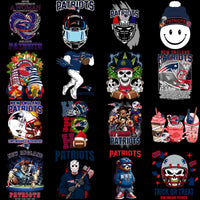 Load image into Gallery viewer, 60 Mega Football Team New England Patriots Mixed V2 Designs Bundle PNG
