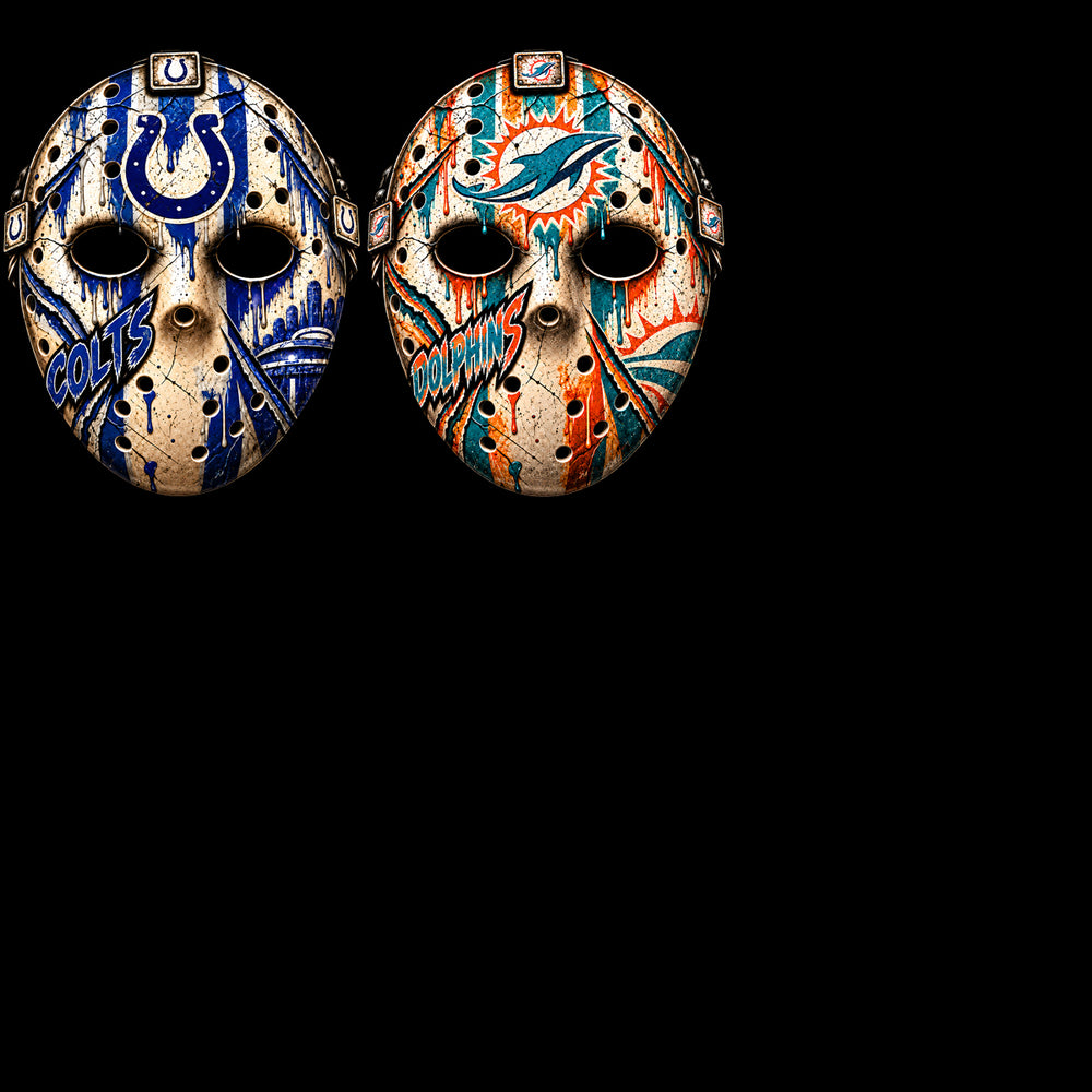 32 Horror Football Teams Jason Voorhees Mask Designs Bundle PNG