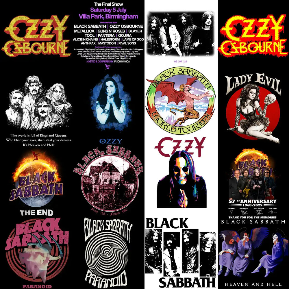 80 Ozzy Osbourne Rock Black Sabbath Designs Bundle PNG