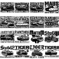 Load image into Gallery viewer, 100 Tank Military War Fighting Designs Bundle PNG
