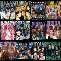 Load image into Gallery viewer, 63 Popular Movies Series Artists Bootleg Designs Bundle PNG
