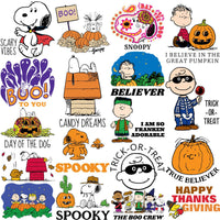 Load image into Gallery viewer, 70 Halloween Thanksgiving Cartoon Dog Designs Bundle PNG
