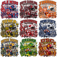Load image into Gallery viewer, 66 College Football NCAA Go Teams GameDay Spirit Designs Bundle PNG
