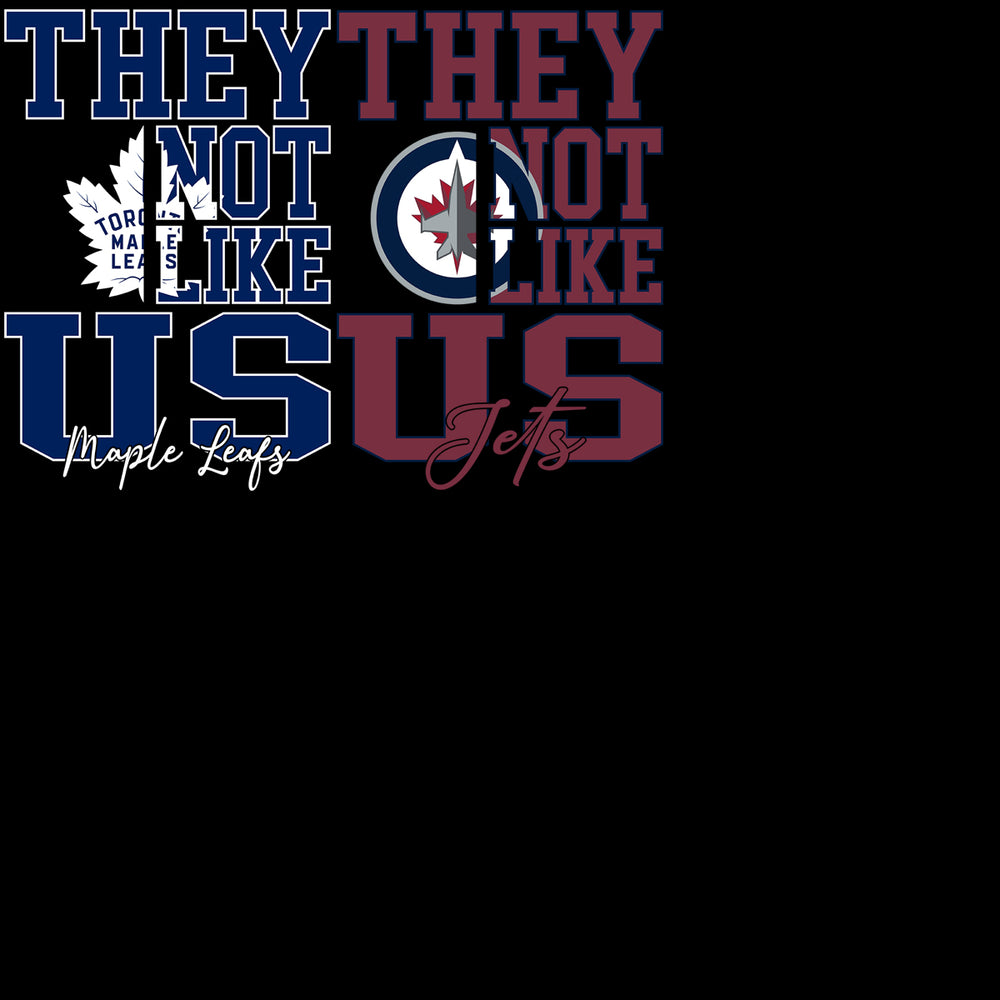 32 Ice Hockey Teams Logos They Not Like Us Designs Bundle PNG SVG