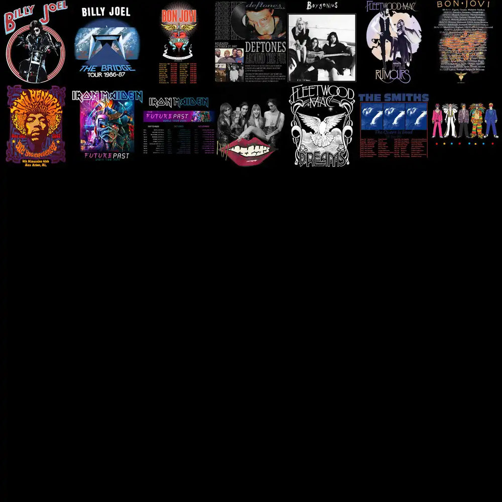 220 Rock Heavy Metal V7 Designs Bundle PNG